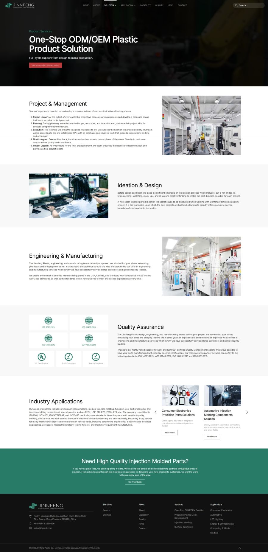 解决方案详情页面