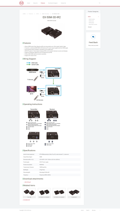 产品详情页面