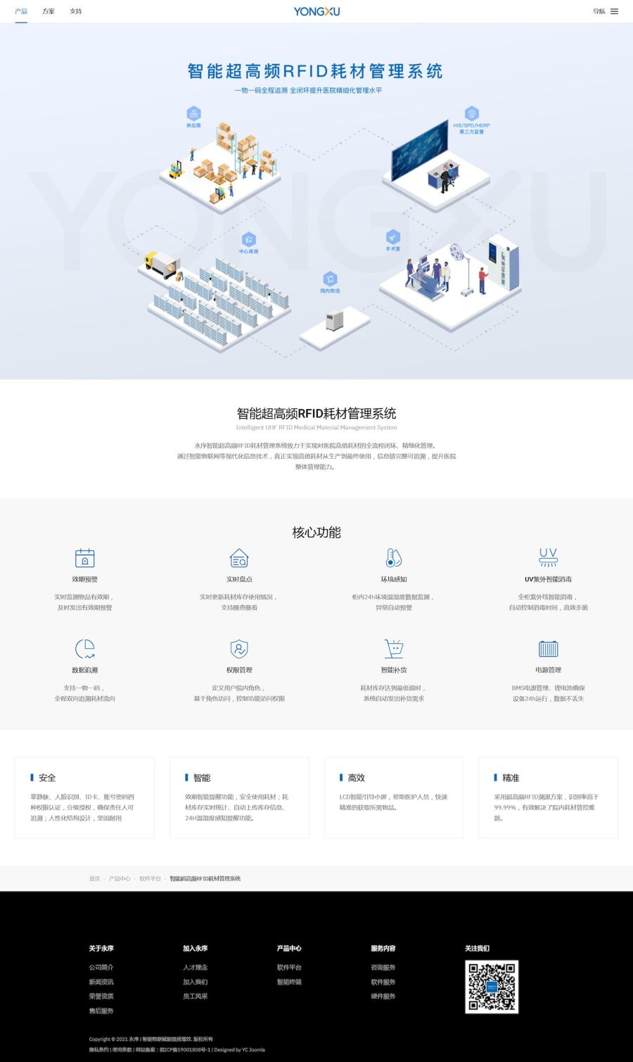 智能超高频RFID耗材管理系统