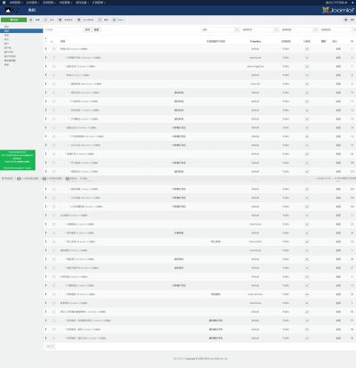 网站的分类结构